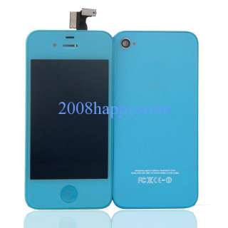 Light Blue Touch Digitizer LCD Display Assembly+Back Housing For 