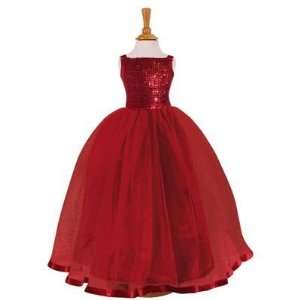 Travis Ruby Sequin Ballgown Belle Of The Ball Fancy Dress 5 Years To 6 