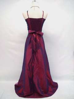 12 14 Purple Evening Gown Ball Latina Dance Dress  