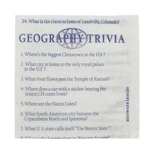   Trivia Cocktail Napkin (05 0016) Category Napkins