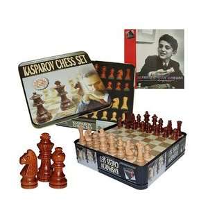    Trademark Global 12 800KG, Kasparov Tin Chess Set Toys & Games