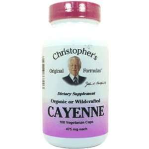  Cayenne Pepper 100 Caps   Christophers Original Formulas 