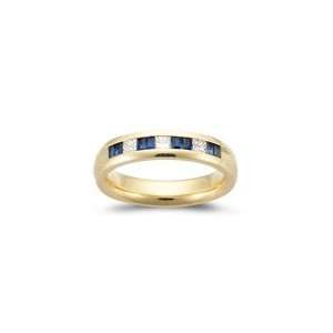   80 Ct Baguette Sapphire Wedding Band 5 14K White Gold G/H VS1 Jewelry