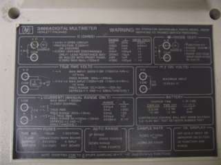 HP 3466A DIGITAL MULTIMETER 4½ DIGIT AUTO RANGING  