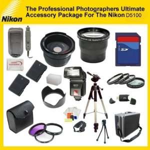 Photographers Ultimate Accessory Package For The Nikon D3100 