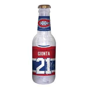   Canadiens Brian Gionta Beer Bottle Coin Bank