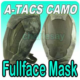 TMC Fullface Airsoft Mask A TACS Camo 1000D condura  