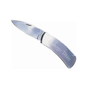  Stainless Steel Lock back Knife (1 per order) Personalized 