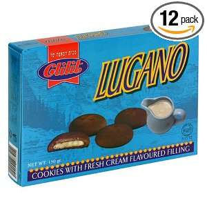 Oxygen Haagavia Lugano Cookies with Fresh Cream Flavored Filling, 5.28 