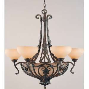   Collection Bronze Oro Finish Chandelier By Triarch International, Inc