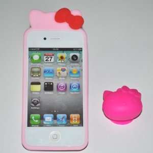  Hello Kitty TPU Case with Stand for Apple Iphone 4g (At&t 