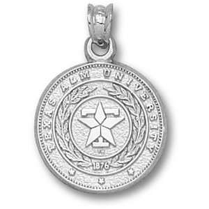 Texas A&M University Polished Seal Pendant (Silver 