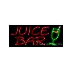  Juice Bar Outdoor LED Sign 13 x 32