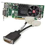 ATI RADEON HD2400 XT 256M DDR2 PCI E LOW PROFILE DUAL DVI VIDEO CARD 