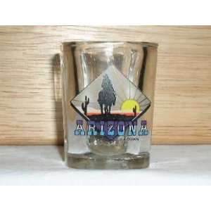  ARIZONA SQUARE SHOTGLASS