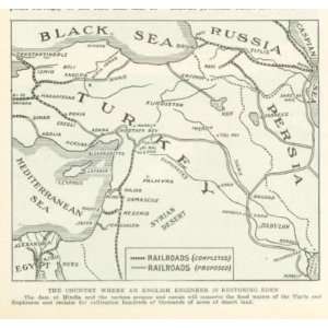    1913 Irrigation Mesopotamian Valley Hindia Barrage 