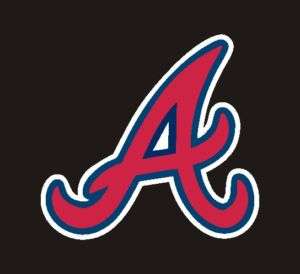 Atlanta Braves MLB Decal, Helmet Sticker 2 #7h  