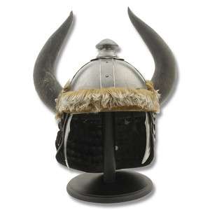   Helmet Horns Fur Movie Barbarian Functional Atlantean New Steel Metal