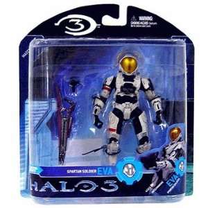  Halo 3 Series 2   Spartan Soldier EVA Armor (White) Toys 