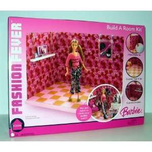  Barbie Fashion Fever   Build a Room Kit Toys & Games