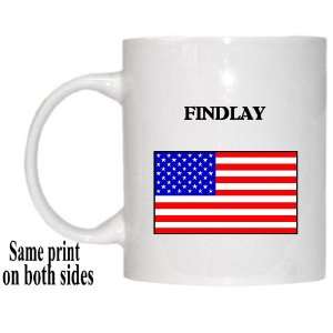  US Flag   Findlay, Ohio (OH) Mug 