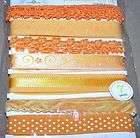 DOODLEBUG boutique trims LILY WHITE scrapbook ribbons  