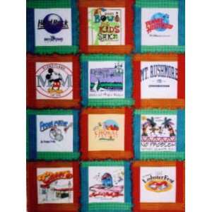  Treasured Tees Rag Quilt Pattern by Just My imagination 
