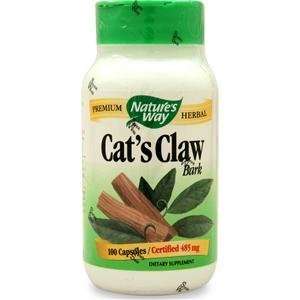  Natures Way Cats Claw Bark, 485mg 100 Capsules Health 