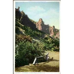  Reprint Bear Creek Canyon CO   Entrance 1900 1909