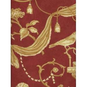   Stroheim and Romann Crimson trastevere II Ivory on Garnet 8818E 0350