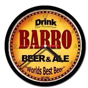  BARRO beer and ale cerveza wall clock 