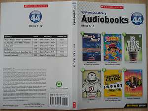   Library AUDIOBOOKS 7 12 Early Readers cds~FASHION~ 0439741688  