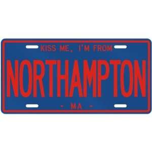 NEW  KISS ME , I AM FROM NORTHAMPTON  MASSACHUSETTSLICENSE PLATE 