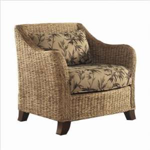 Miami Breeze Chair in Natural Fabric Base White 