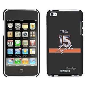  Tim Tebow Signed Jersey on iPod Touch 4 Gumdrop Air Shell 