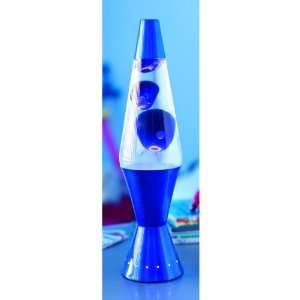  Blue Clear Designer Lava Lamp