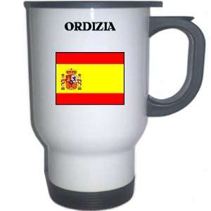  Spain (Espana)   ORDIZIA White Stainless Steel Mug 