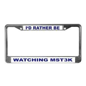  MST3K Junkie Humor License Plate Frame by  
