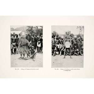 1930 Print Group Bassa Grebos Fete Clown Liberia 