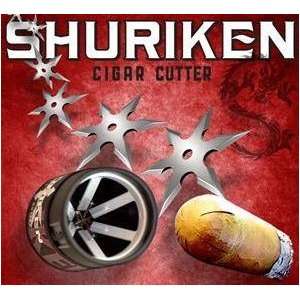 Shuriken composite cigar cutter 