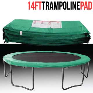 14 Gym Quality 18oz Vinyl Trampoline Safety Pad Frame Round Spring 