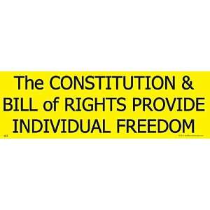  Constitution & Bill of Rights Bumper Sticker Everything 