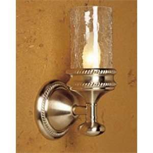   Amisa Single Light Bathroom Fixture with Etched Glass Shade 15 51RC
