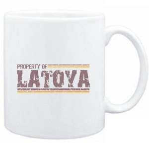  Mug White  Property of Latoya   Vintage  Female Names 