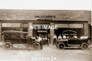 HUDSON IOWA AUTO SALES DEALER GARAGE PHOTO  AUTOMOBILIA  