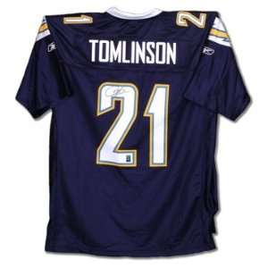  LaDainian Tomlinson Signed EQT Navy Chargers Jersey 