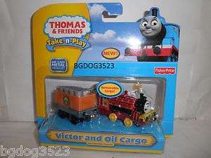 Thomas the Train Take N Play Along Victor & Oil Cargo Car NIP  