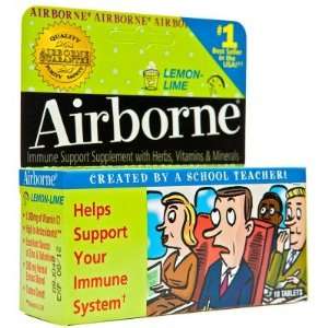  Airborne  Effervescent, Super Lemon Lime, 10 tablets 