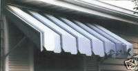 Aluminum Window Awnings with Closed Panels   42 x 28.75  