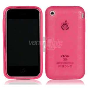  Neon Pink Design 1 Pc Rubber Case for Apple iPhone 3G/3GS 